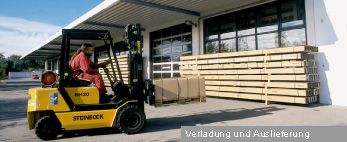 Verladung und Auslieferung